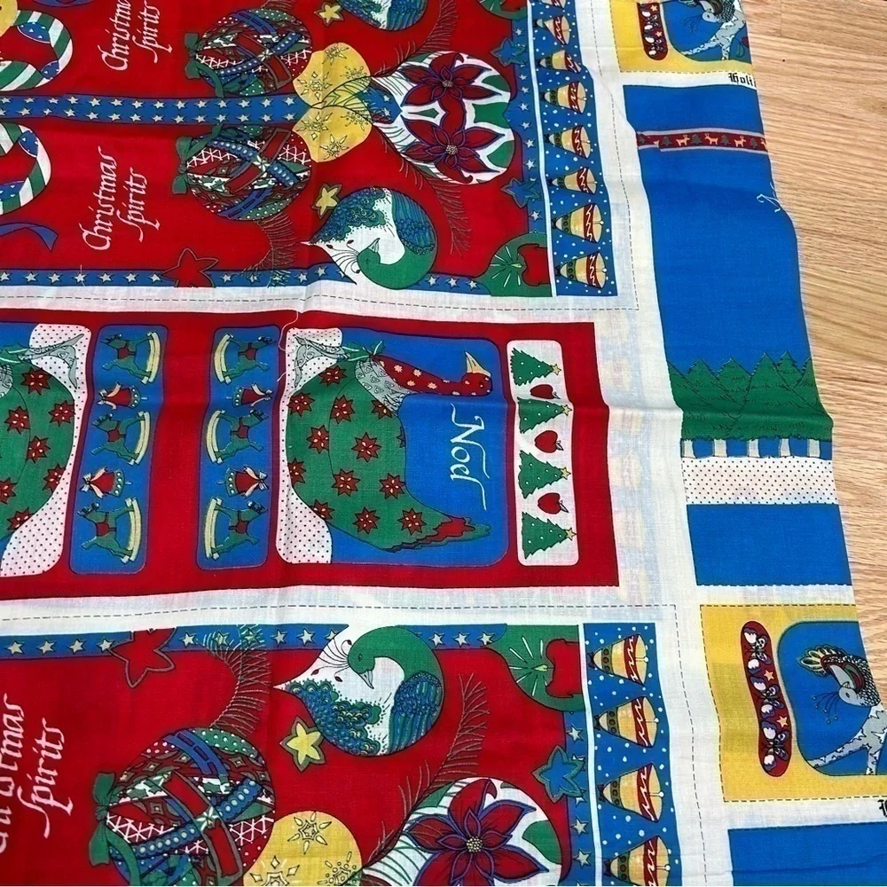 Vintage christmas fabric
